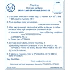 Desco 06736 - Moisture Barrier Bag Label