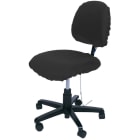 DESCO 07201 - Clean Room Chair Cover (Black) (Chair sold separately)