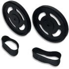 Digilent Wheel Kit Splined - ABS Injection Molded Wheels 