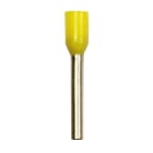 Eclipse Tools 701-032-100 - Insulated Yellow Wire Ferrules, 18 AWG x 18mm, 100 pcs