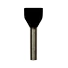 Eclipse Tools 701-120-100 - Twin Black Wire Ferrules, 2x16 AWG x 20mm, 100 pcs