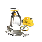 Enerpac LGHMS364CE - Hydraulic Lock-Grip Master Puller Set w/ Cordless Pump, 230V, 64 Ton
