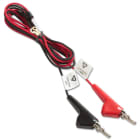 Fluke Networks P4480001 TS52/44/42 Replacement Line Cord with Angled Piercing Pin Clips