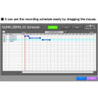 Graphtec GL240 Recording Schedule