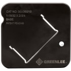 Greenlee 3000SSRB - Legrand 3000 Series Steel Raceway Die Set (Base)