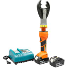 Greenlee EK425VXDBG12 - 6 Ton Insulated In-line Crimper with CJD3BG Head and 12V Charger