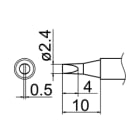 Hakko T12-D24 Tip for FM-203, Shape 2.4D