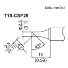 Hakko T18-CSF25 - Dimensional Drawing