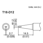 Hakko T18-D12 - Dimensional Drawing