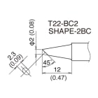 Hakko T22-BC2 2mm/45� x 12mm Heavy Duty Bevel Tip