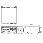 Instek Dimensions of the GPT-9600 Series