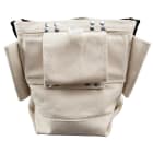 Klein Tools 5416TBR Bolt Retention Pouch, Canvas, 10 Rear View