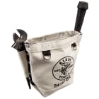 Klein Tools 5416TBR Bolt Retention Pouch, Canvas, 10 with tools