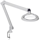LFG028261, Luxo LFM LED Magnifying Lamp with Table Clamp Mount, 5dioptre,  127mm Lens Dia., 127mm Lens