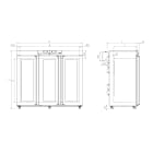 MemmertHPP 2200eco Dimensional Diagram