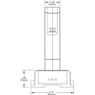 NK AT/ATR-LS Series AC Current Operated Switch Dimension