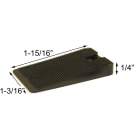 Precision Brand 48615 Wedgies Rigid Black Installation Shim
