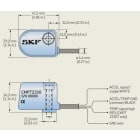 SKF Accelerometer for Heavy-Duty Environments - Dimensions