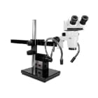 Scienscope CMO-PK5E-DPL-D Tilting Binocular Head on Dual Arm Boom Stand w/ Fiber Optic Dual Pipe Light