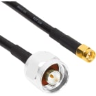 TekBox NM-SMAM/75/RG223 N-Male to SMA-Male Cable, 75cm, RG223
