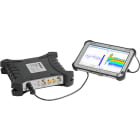 Tektronix RSA500 Series Real Time Spectrum Analyzers Sample view of SignalVu Software on Tablet