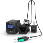 JBC WSS - Control Unit, WSBT Stand, WS140 Precision High-Temperature Wire Stripper Tweezers, and SCH Cartridge Holder