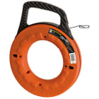 Klein Tools 56002 1/8" (3 mm) Wide Steel Fish Tape - 65' (19 m)