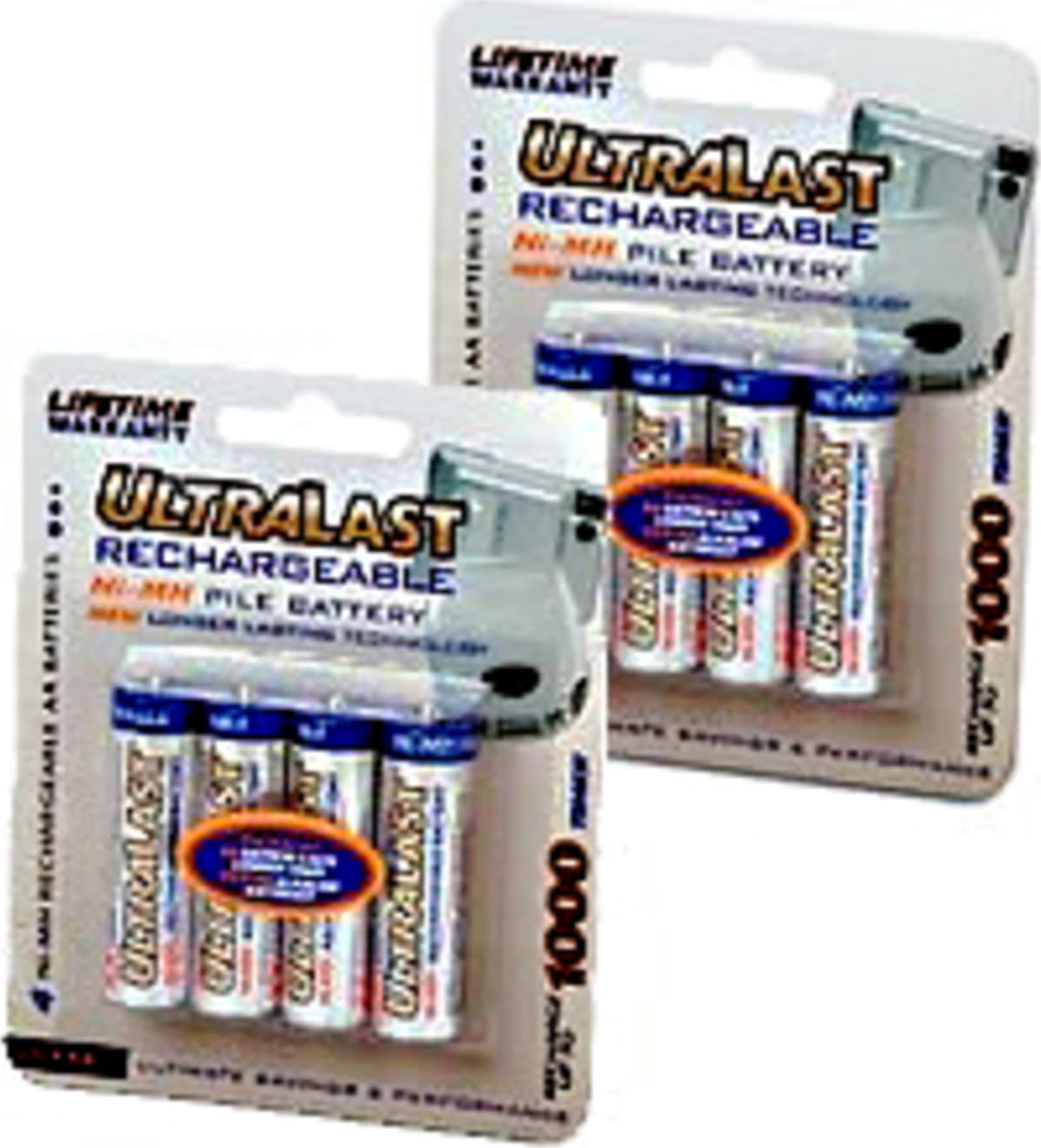 AEA 0010-0218 Set of 8 NiMH Rechargeable AA Batteries