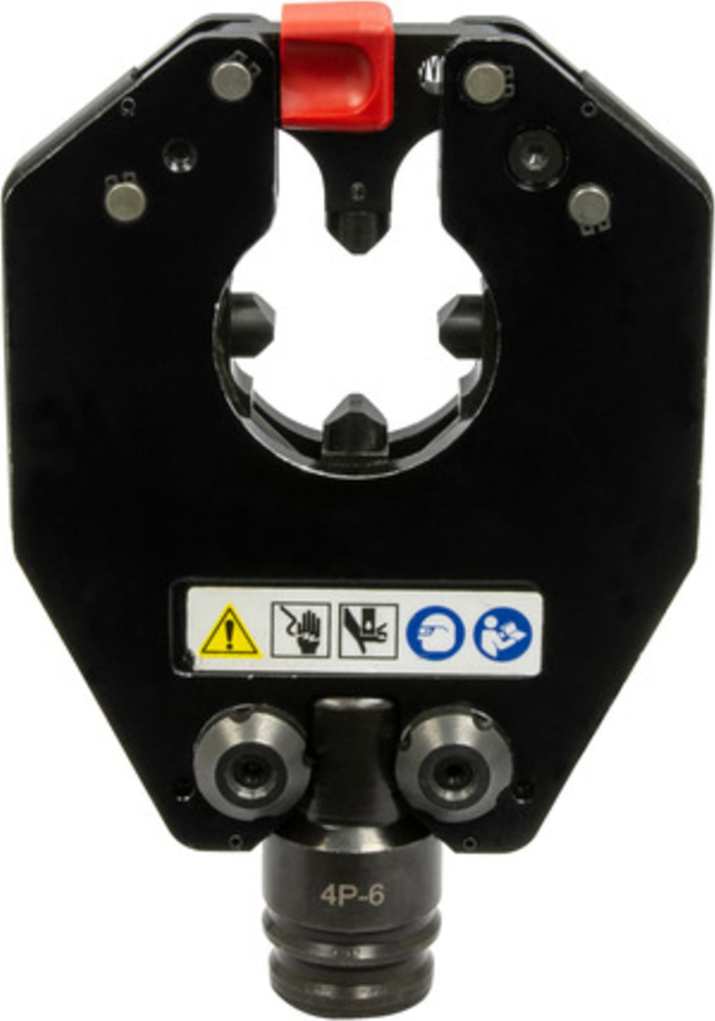 Greenlee 06044G - Quad Point Crimp Head Front View