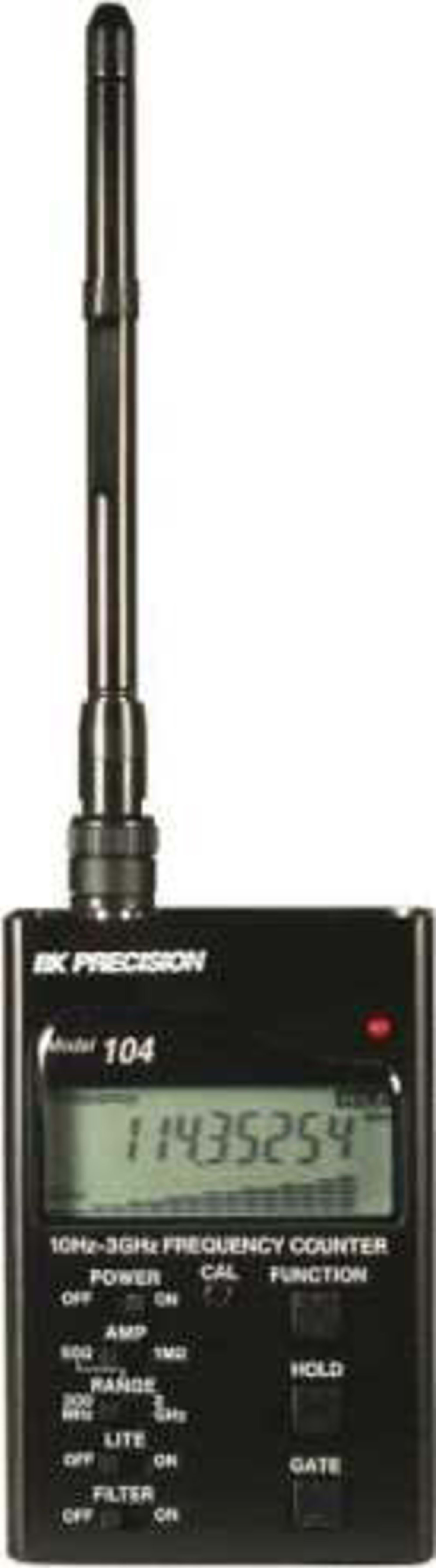 BK Precision 104 - 10Hz to 3GHz Deluxe Handheld Frequency Counter/Strength Meter