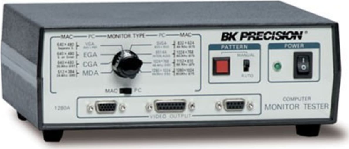 BK Precision 1280A - Benchtop Computer Monitor, PC and MAC, Video Generator