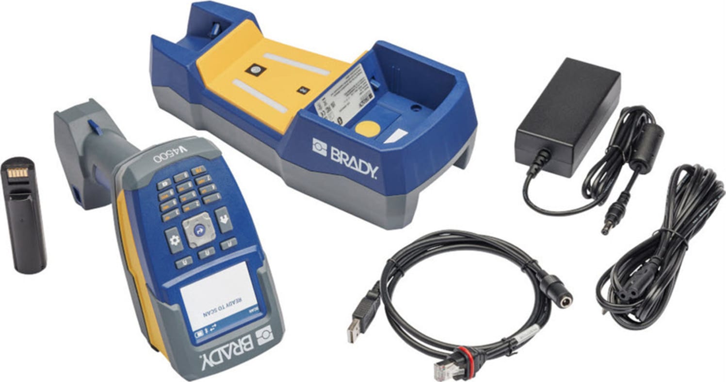 Brady 177229 - Barcode Scanner with Battery and Power Cord Accessories ...