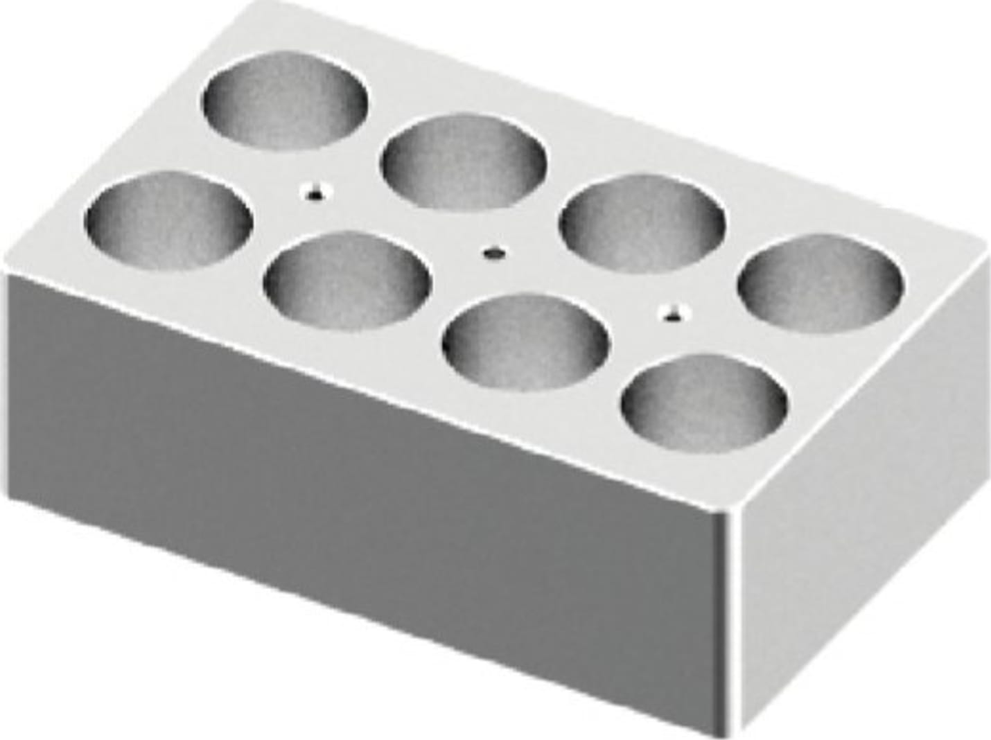 Scilogex 18900222 Block used for 50mL tubes 8 holes