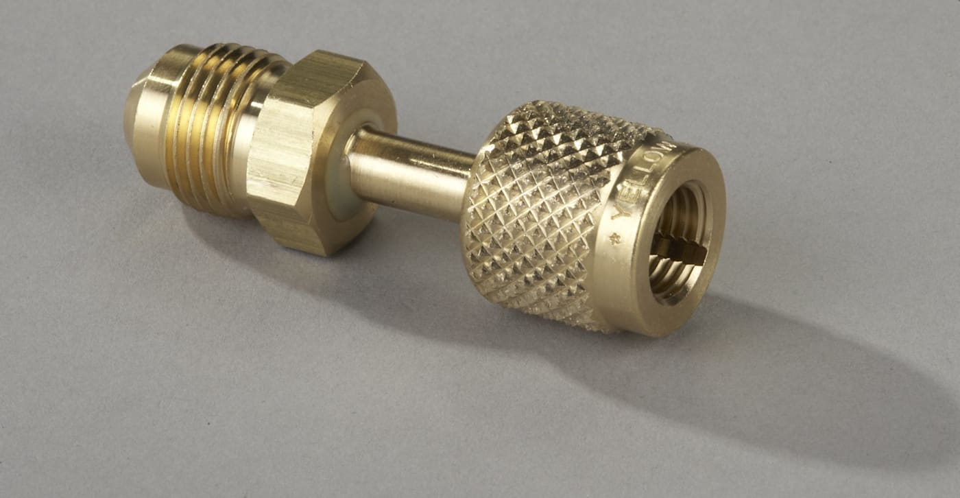 Yellow Jacket 19102 - 1/4" Female QC x 3/8" Male Flare