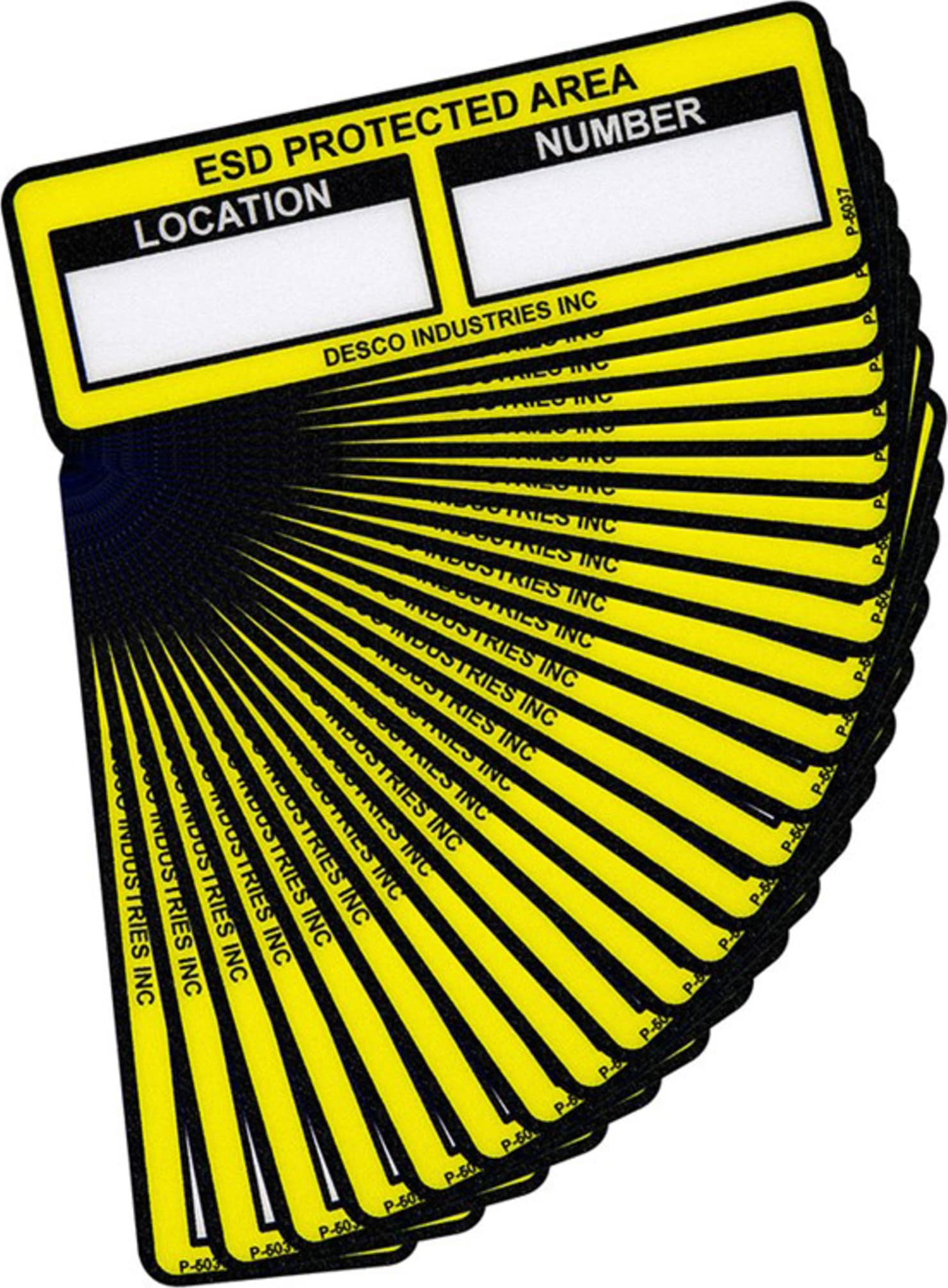 Desco 19296 - Measurement Location Labels (Pack of 25)