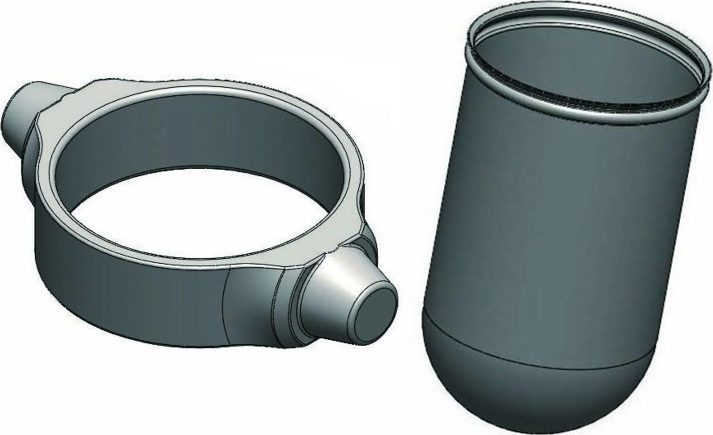 Scilogex 19400042 Bucket and 1 tube 100mL capacity including adapters