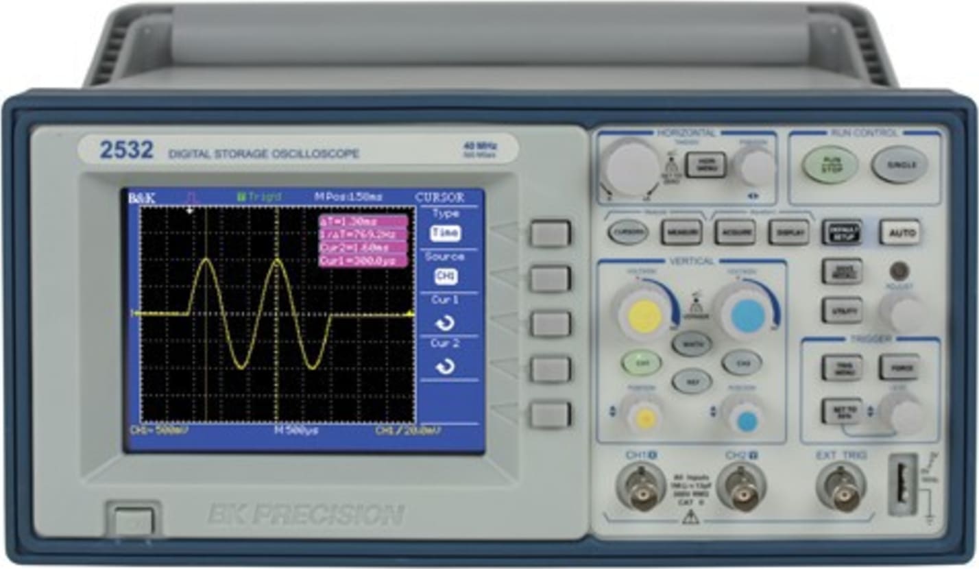 BK Precision 2532 - 40 MHz Digital Storage Oscilloscope