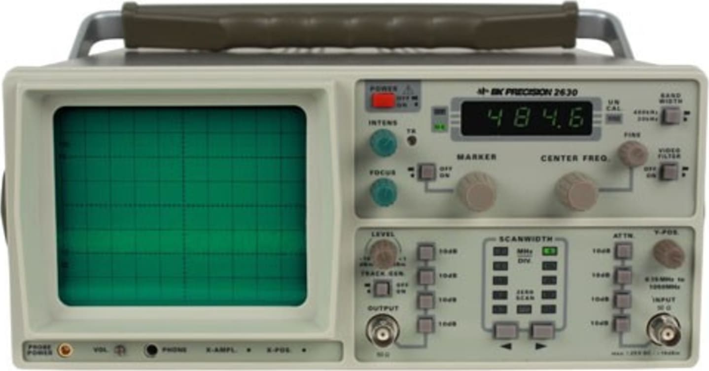 BK Precision 2630 - 1.05 GHz Spectrum Analyzer with Tracking Generator
