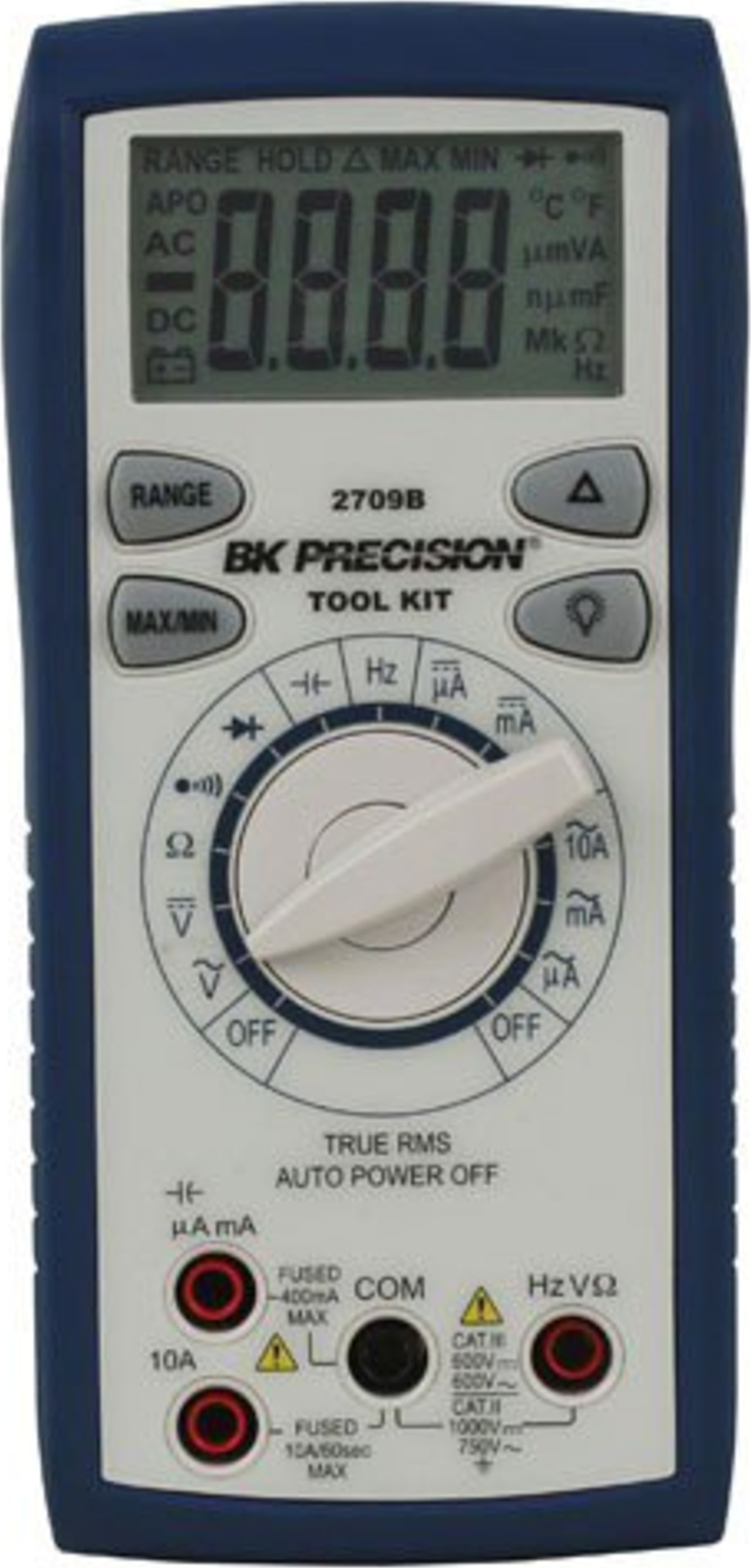 BK Precision 2709B Tool Kit Auto Ranging True RMS Digital Multimeter