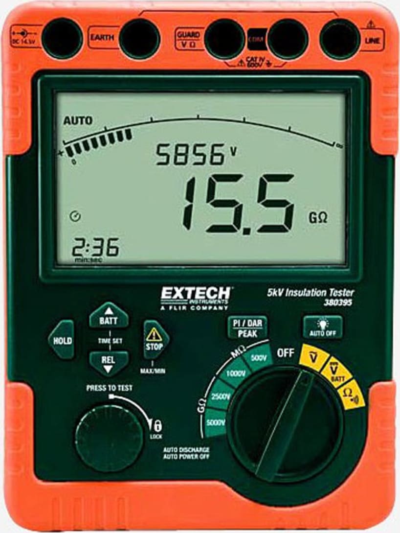 Extech 380395 Digital High Voltage Insulation Tester