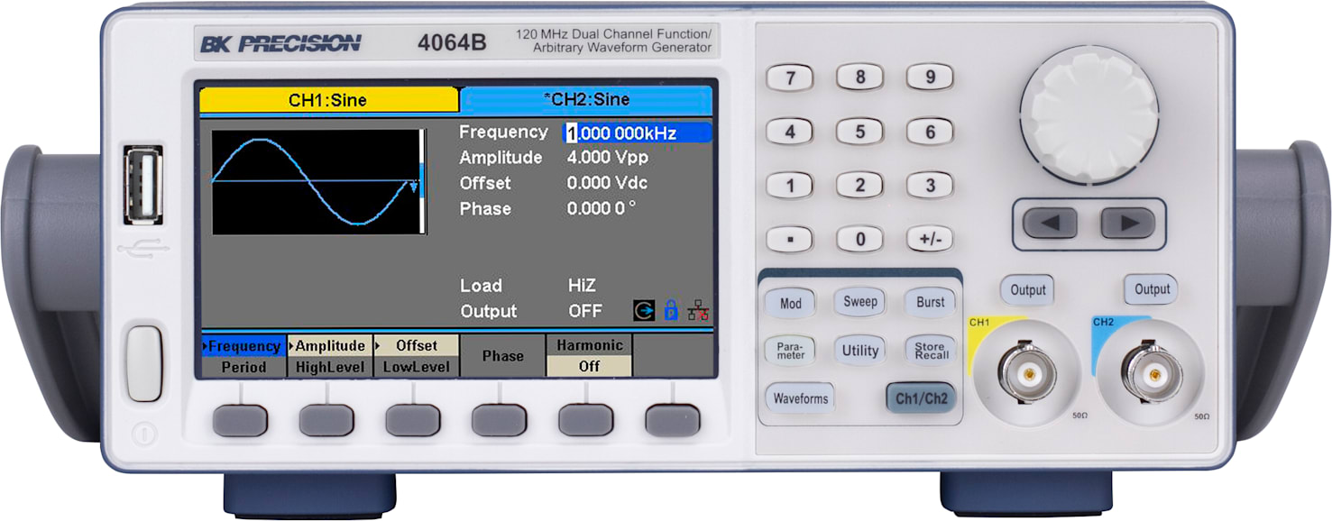 BK 4064 Dual Channel Function/Arbitrary Waveform Generator - 120MHz
