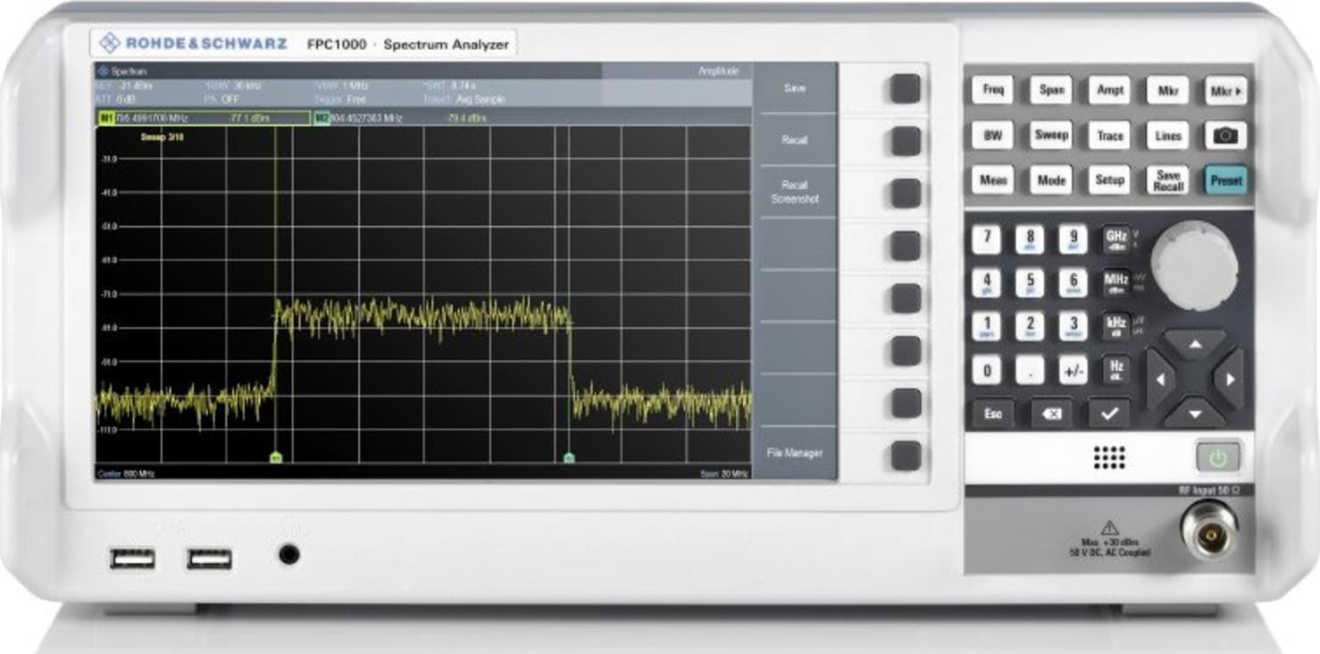 Rohde & Schwarz FPC1000 Spectrum Analyzer