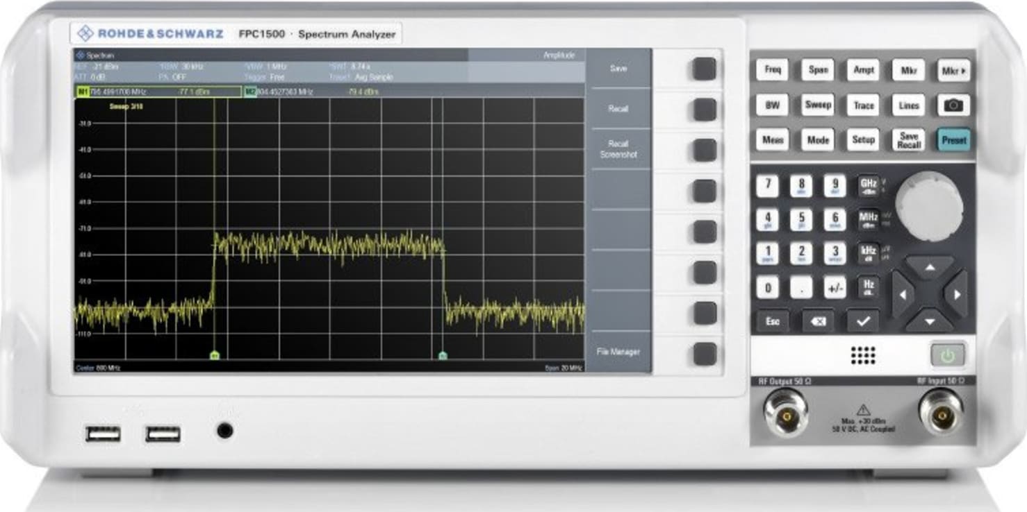 Rohde & Schwarz FPC1500 5kHz-1GHz Spectrum Analyzer with Tracking Generator