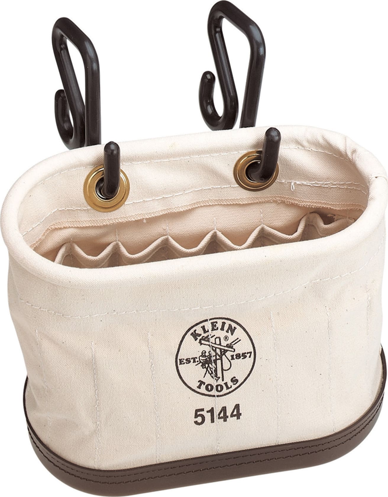 Klein Tools 5144 Aerial-Basket Oval Bucket with 15 Interior Pockets