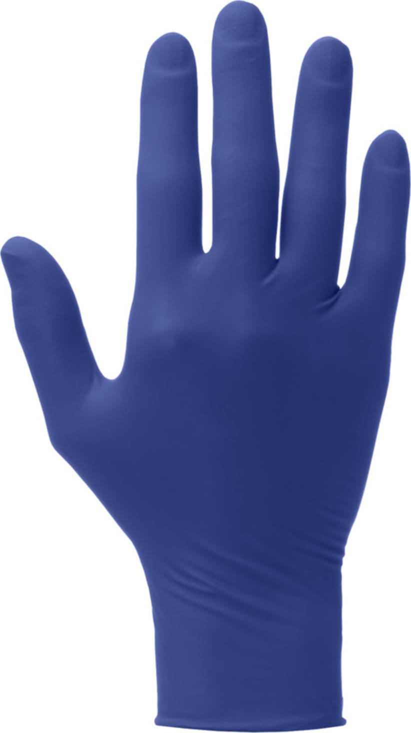 Ansell 62825 Gloves, Nitrile, 4.3 mil, Textured Grip, Blue, X-Small ...