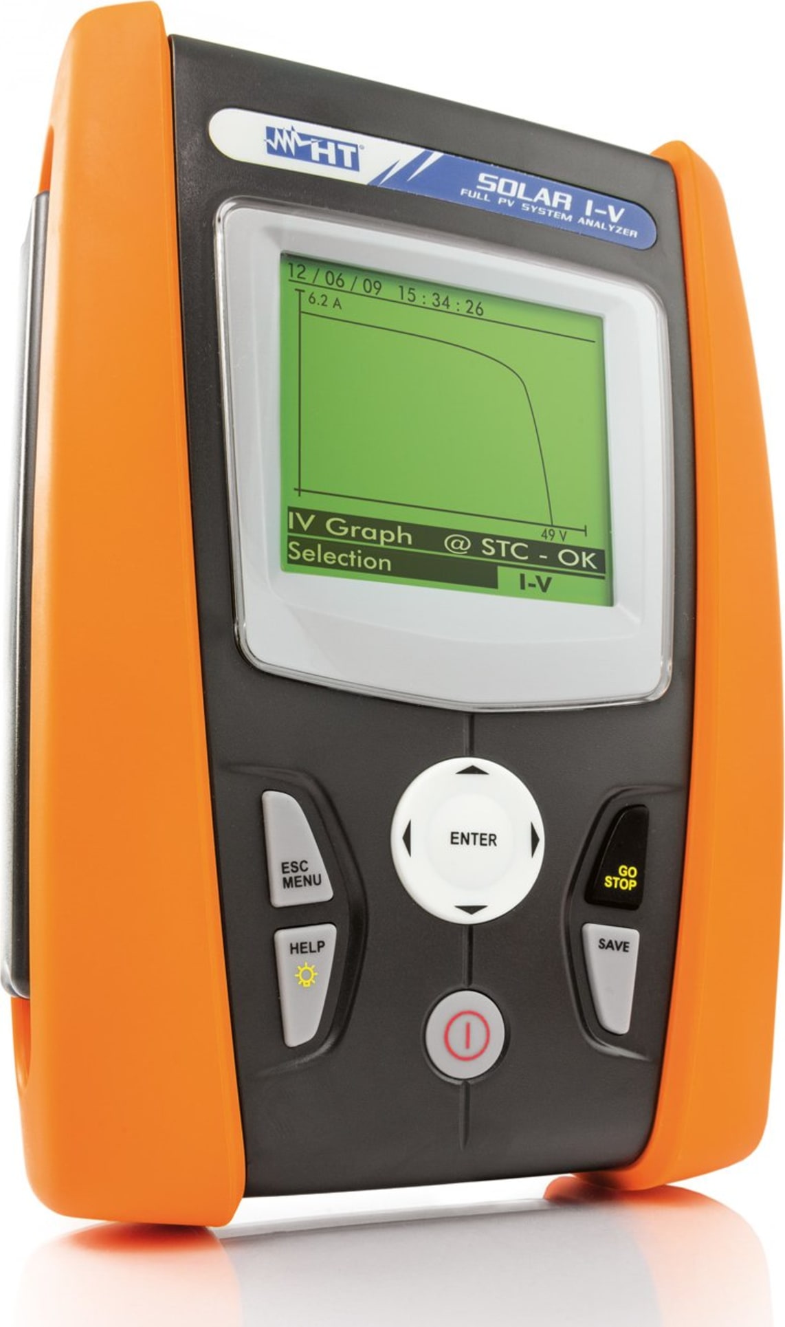 HT Instruments SOLAR I-V PV Single Phase Certifier and I-V Curve Checker