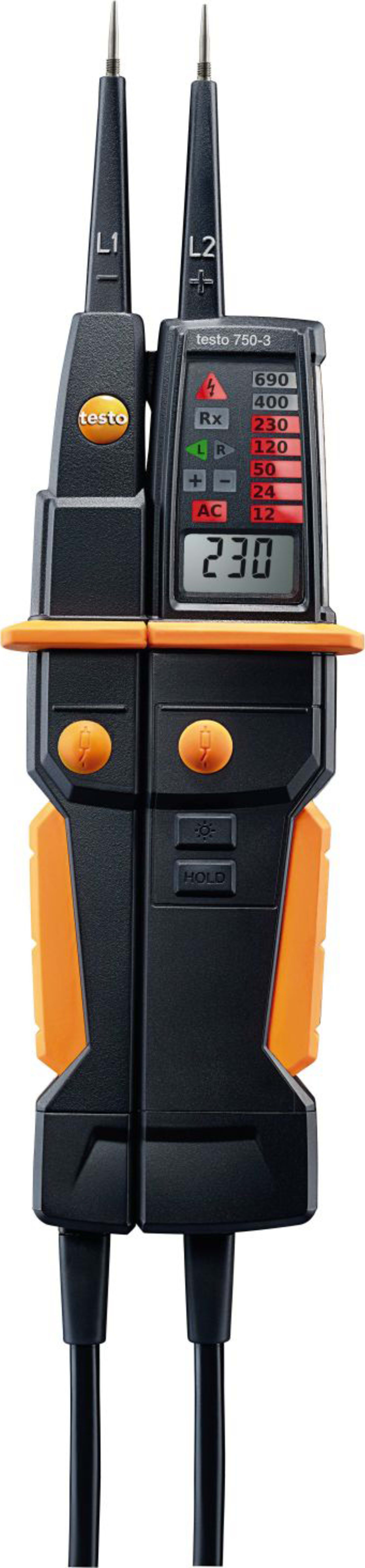 Testo 750-3 - Digital Voltage Tester with GFCI Test