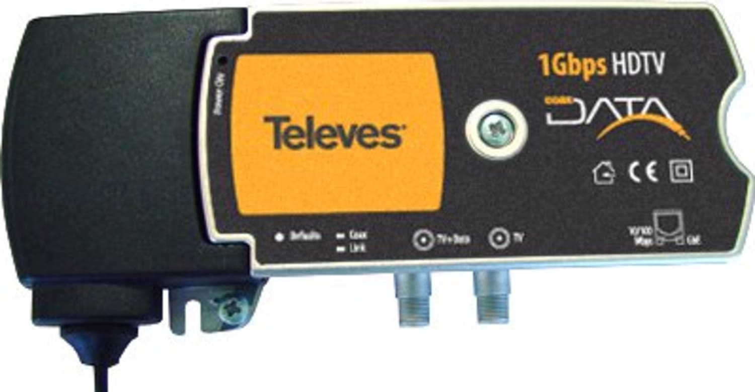 Televes 769283 CoaxData Network Modem 1 Gbps - COAX - 1xETH (US)