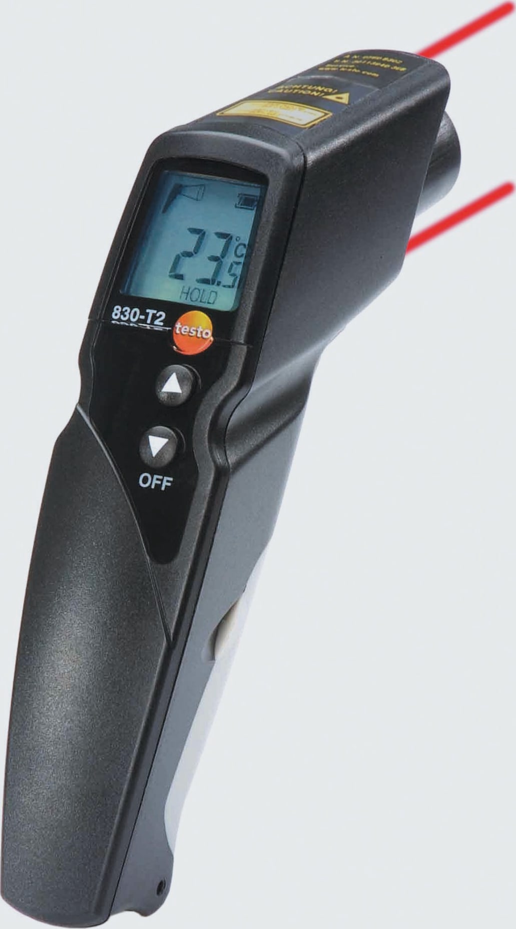Testo 830-T2 - Infrared Thermometer with 2 Point Laser Marking, 12:1 Optics