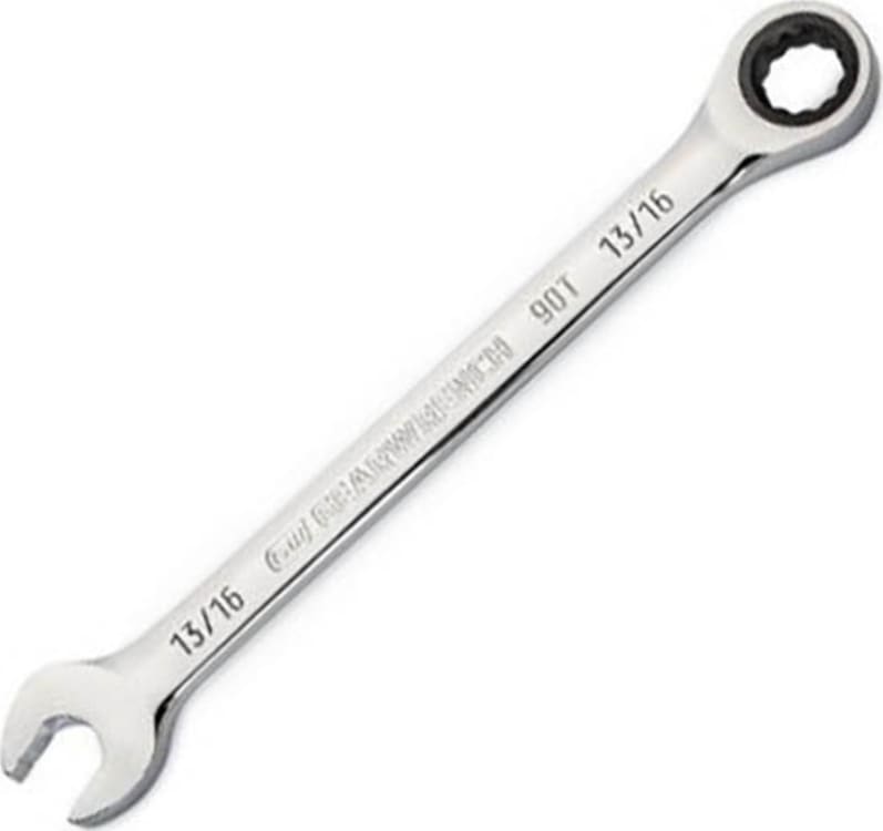 86950 GEARWRENCH 86950 Ratcheting Combination Wrench, 90-Tooth, 13/16